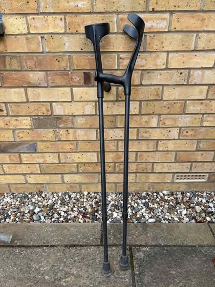 Photo of free Black crutches (Milton CB24) #1