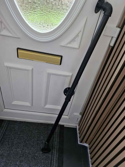 Photo of free Black metal handrail (Knowsley) #1
