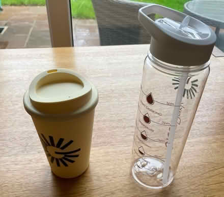Photo of free Coffee mug + water bottle (Hazlemere HP15) #1
