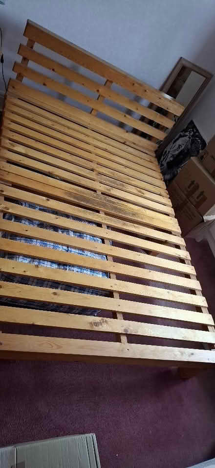 Photo of free Solid Wood Double Bed (Harrogate HG1) #1