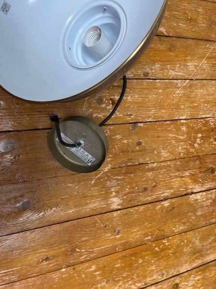 Photo of free Metal industrial style ceiling light fixture (Osney OX2) #3