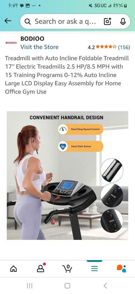 Photo of free Treadmill (Brockton) #4