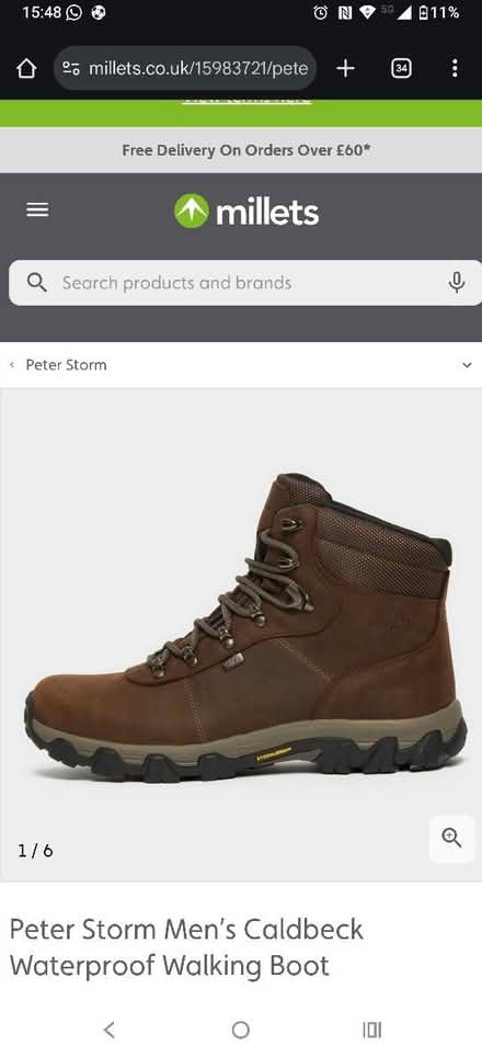 Photo of Size 6 walking boots (Bedminster) #1