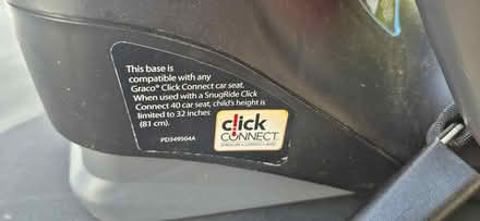 Photo of free Graco Snugride Car seat base (Central/West Cary) #2