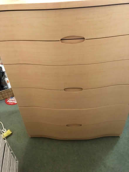 Photo of free light oak colour chest of drawers (ex5 5) #1