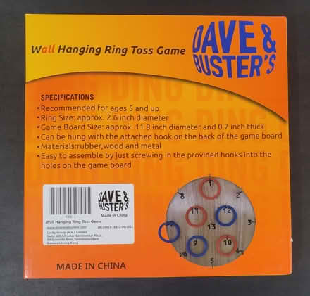 Photo of free Dave & Buster's Hanging Ring Toss (Bellevue-Redmond) #2
