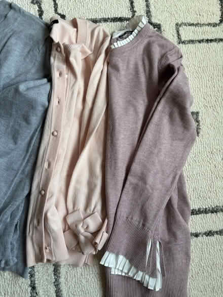 Photo of free 4 lightweight sweaters S-M (Rego Park) #4