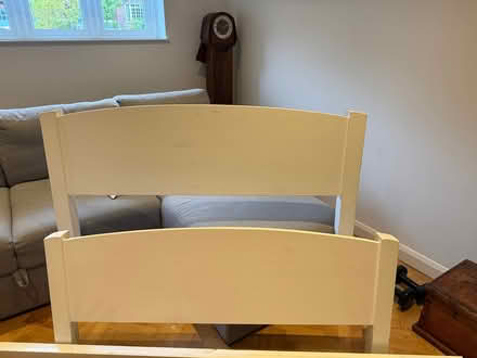 Photo of free 4 ft double bed white (East Sheen) #2