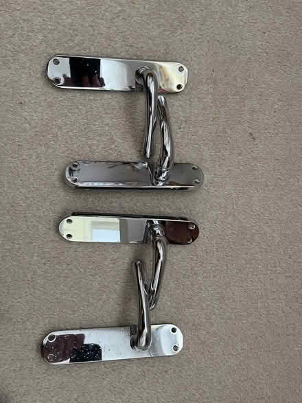 Photo of free 2 pair chrome interior door handles (Bath BA2 near Bath City Farm) #1
