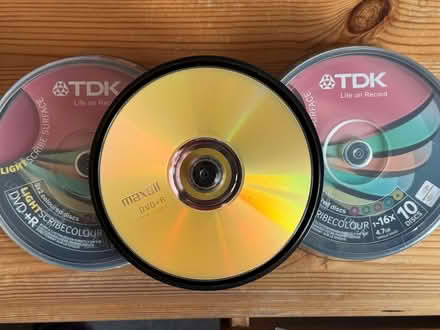Photo of free 30 qty DVD+R recordable discs (Lostock Hall PR5) #1