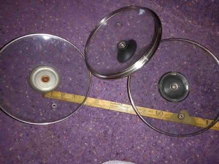 Photo of free 3 Glass Lids (Collyhurst M40) #2