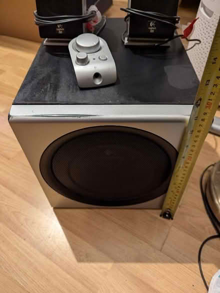 Photo of free Logitech 2.1 speaker system (Upton Park E7) #3