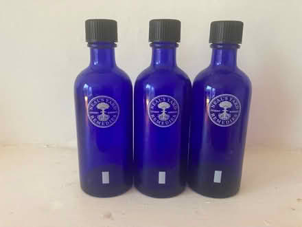 Photo of free Variety of blue glass bottles (Roundhill Brighton) #2