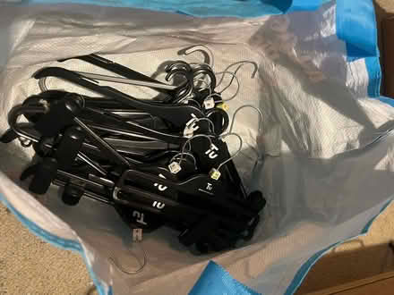 Photo of free Assorted coat hangers (Biddulph Moor) #1