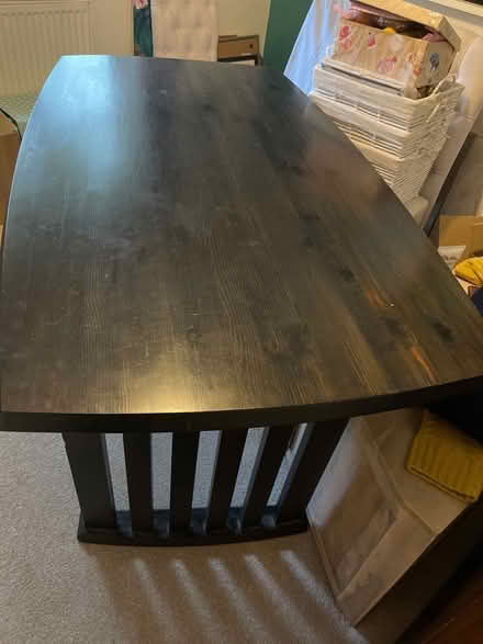 Photo of free Dark wood dining table (Oxford OX4) #3