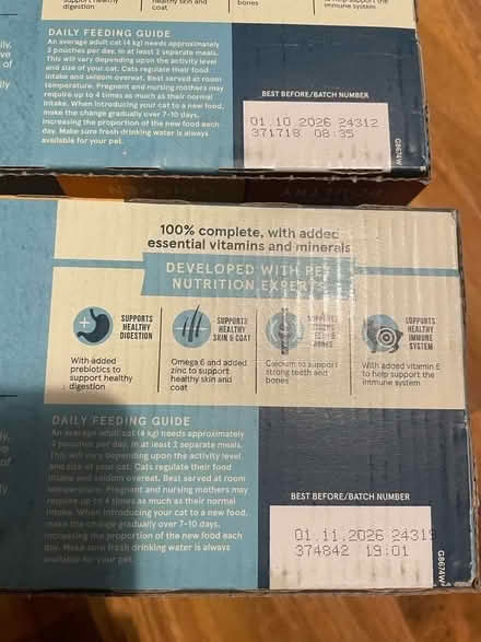 Photo of free Cat food -gravy x2 boxes/24 sachets (N17 Dunloe Avenue) #2