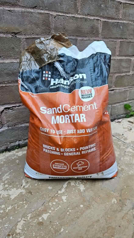 Photo of free Mortar. Cement/Sand mix. (Steeple Barton OX7) #1