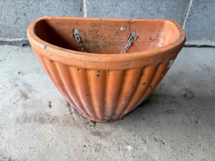 Photo of free Terracotta Hanging Wall Pot (Willington DL15) #1