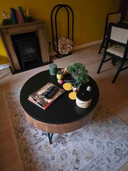 Photo of free Round coffee table with storage (ML10 6NW) #1