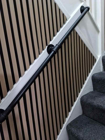 Photo of free Black metal handrail (Knowsley) #4