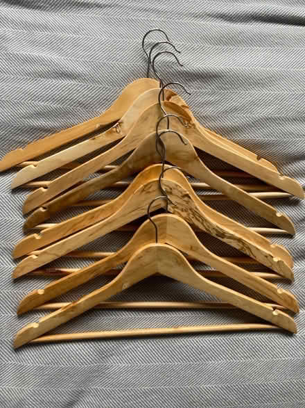 Photo of free Wooden Clothes Hangers (Rathcoole, Co. Dublin) #1