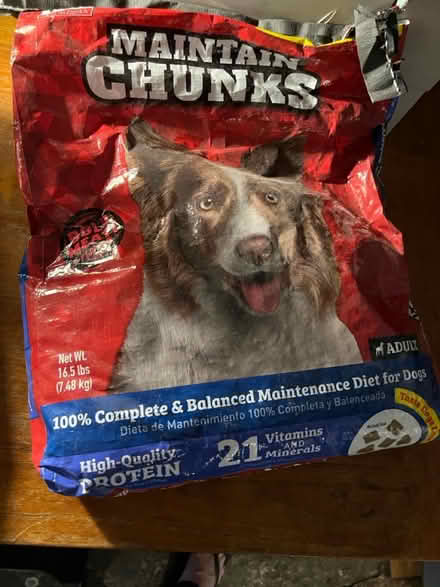 Photo of free 1/2 bag dry dog food (Portola District, SF) #1