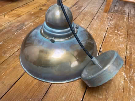 Photo of free Metal industrial style ceiling light fixture (Osney OX2) #4