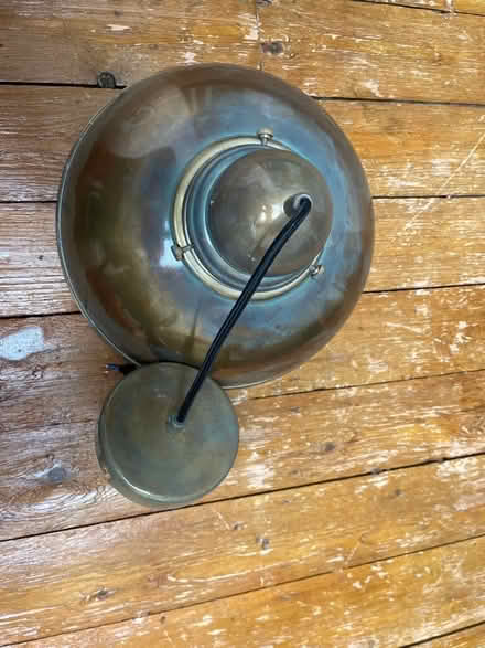 Photo of free Metal industrial style ceiling light fixture (Osney OX2) #1