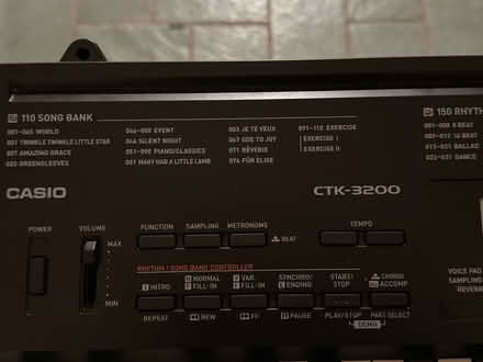 Photo of free Casio CTK-3200 Keyboard with stand (Wattles and Squirrel) #2