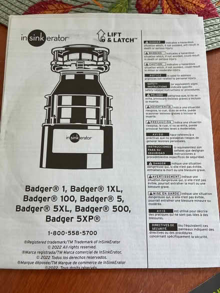 Photo of free Working garbage disposal (Nashua Crown Hill) #4