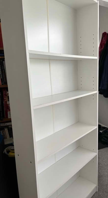 Photo of free Tall bookcase white shelves (CT15) #1