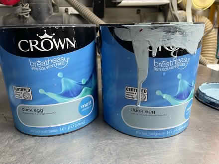 Photo of free Duck Egg Blue emulsion (West Stratton SO21) #1