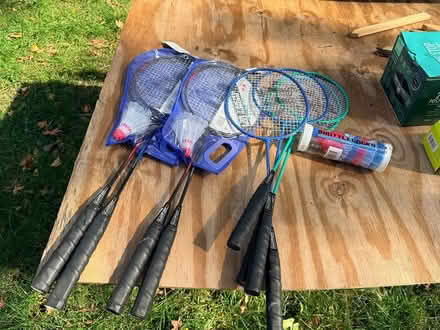 Photo of free 8 badmitton racquets and birdies (Courts of Four Seasons) #1