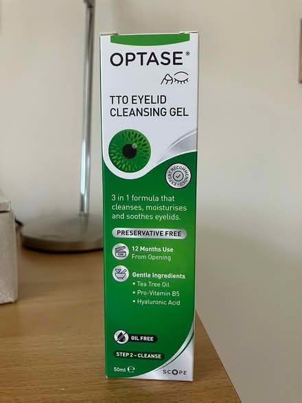 Photo of free Optase TTO eyelid cleanser (GL53 Leckhampton) #1