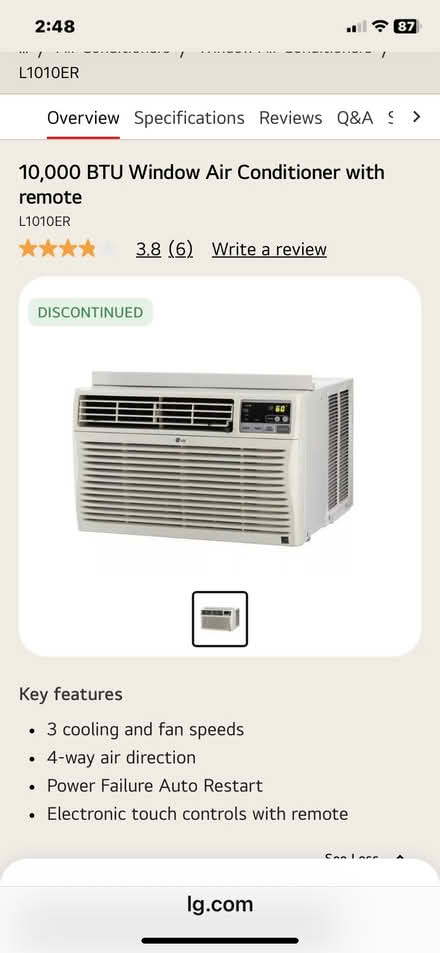 Photo of free Air Conditioner (Ridgefield, CT) #1