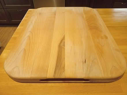 Photo of free Large wooden cutting board (Near Warden and Lawrence) #3
