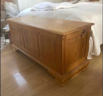Photo of free vintage pine blanket box (bromley BR3) #1