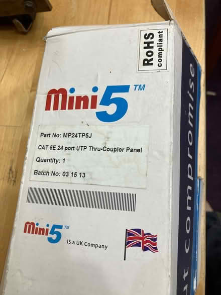 Photo of free Cat 5 socket panel (NW7 Bunns Lane) #2