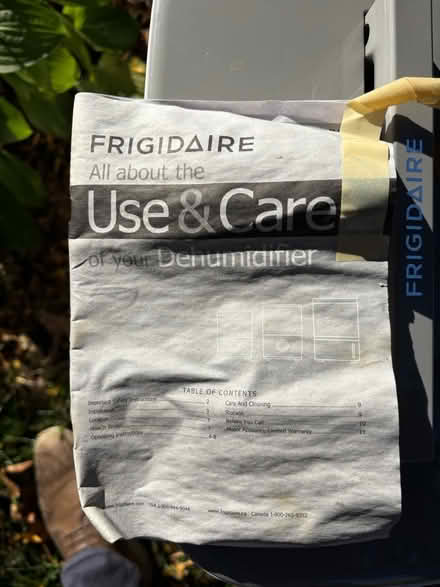 Photo of free Dehumidifier. Working condition (Near west - Reservoir Park) #3