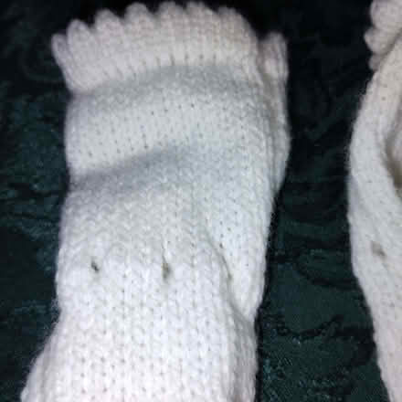 Photo of free White Knitted Baby Booties (Rayleigh SS6) #4