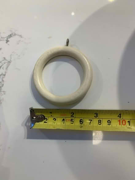 Photo of free 14 large wooden curtain rings (Hoddesdon, EN11) #2
