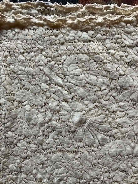 Photo of free lacey tablecloth (south sunnyvale) #2