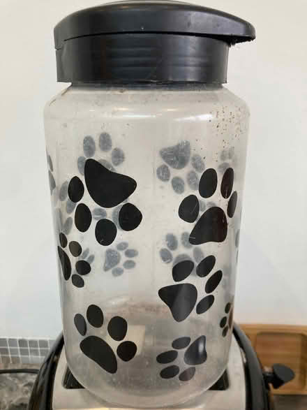 Photo of free Tall plastic jar (for dog food/treats) (IP4) #1