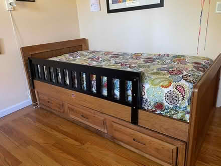 Photo of free Wooden Bed Rail (El Camino and Distel Drive) #1