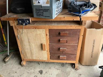 Photo of free Home-made workbench with vice (Little Herberts GL53) #1