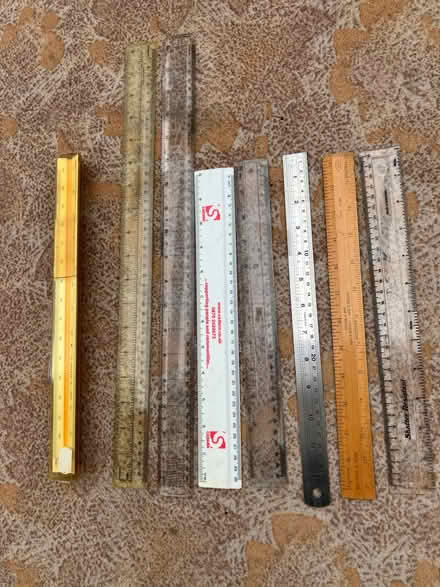 Photo of free Assorted rulers, draughtsman’s scale ruler (Chalkhouse Green RG4) #1