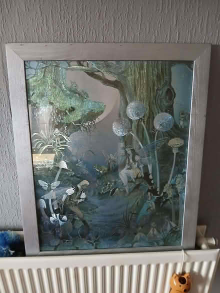 Photo of free Metallic fairy- type picture in frame (Little Chester DE1) #1