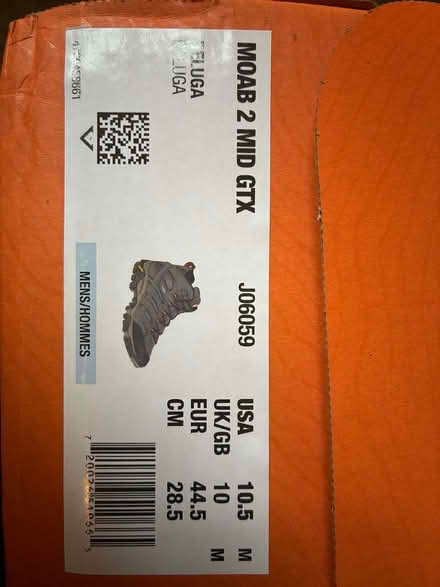 Photo of free Mens Merrell Walking Boots Size 10 (Malvern WR14) #1