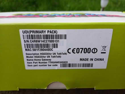 Photo of free Talk Talk Router (Near Penybont LD15) #3