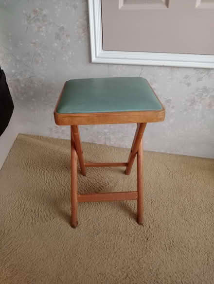 Photo of free Wooden stool (Clapham MK41) #1